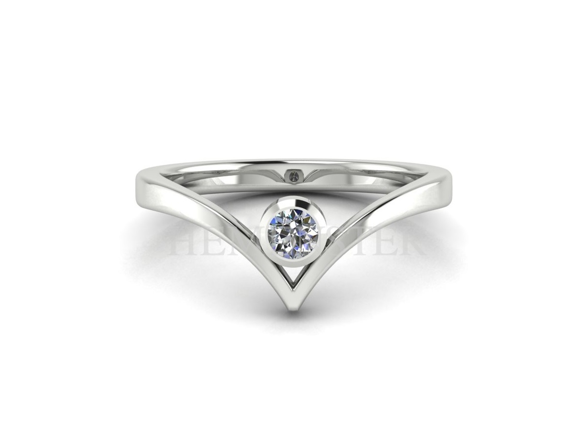 anillo de compromiso con diamantes