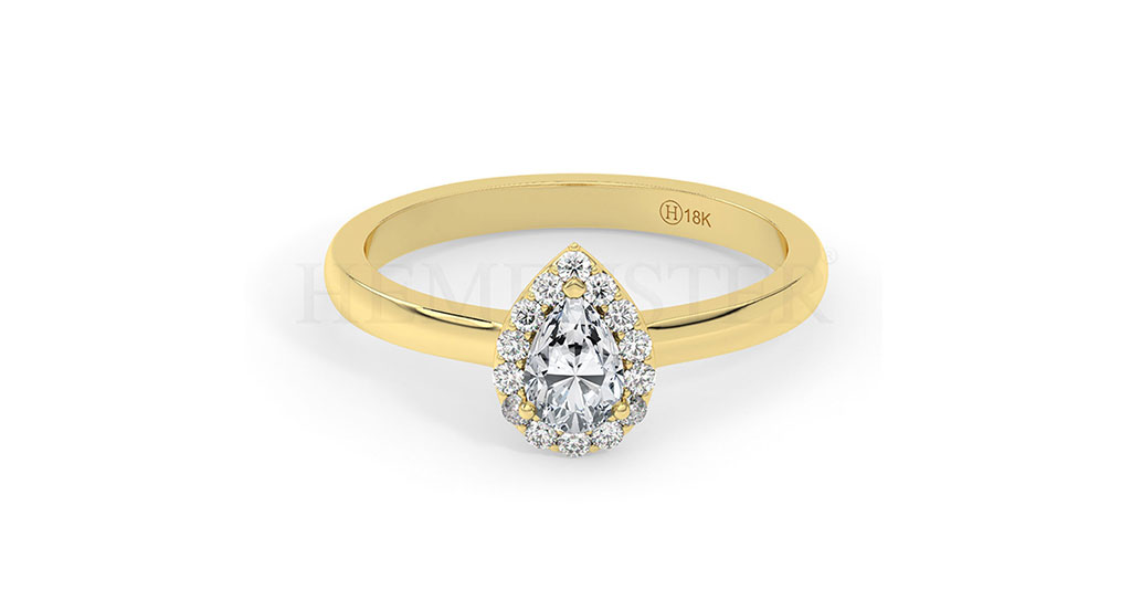 Anillos de oro con diamantes