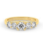 Anillos de oro con diamantes