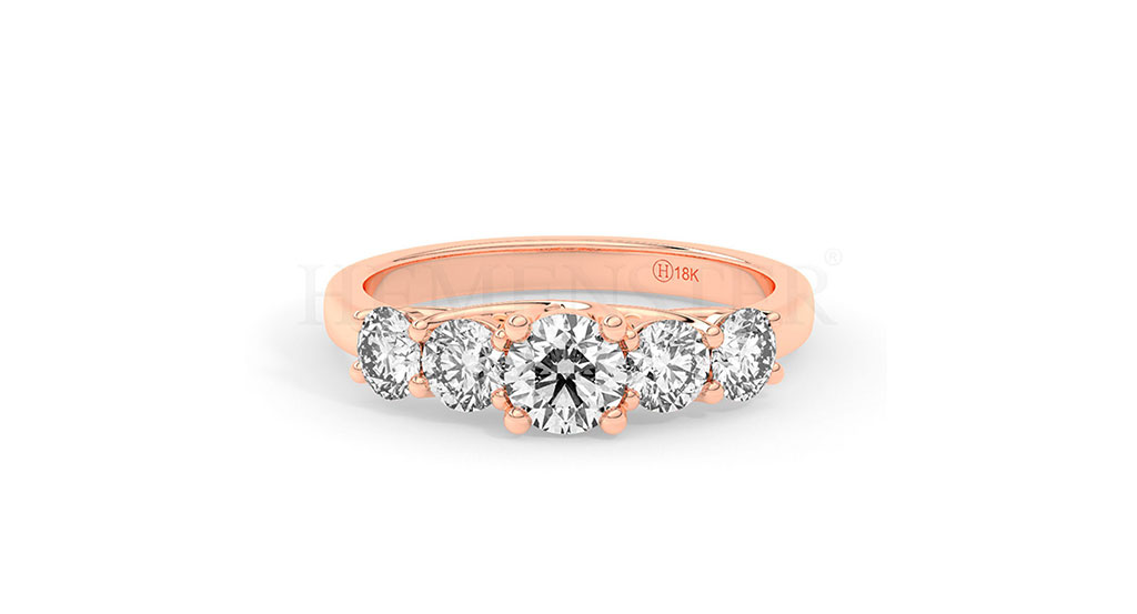 Anillos de oro con diamantes