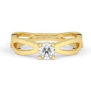 Anillos de compromiso con diamantes certificados