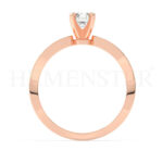 Anillos de compromiso con diamantes certificados