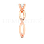 Anillos de compromiso con diamantes certificados