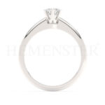 Anillos de compromiso con diamantes certificados