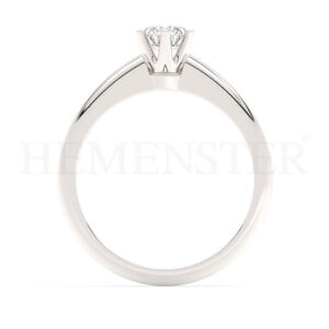 Anillos de compromiso con diamantes certificados