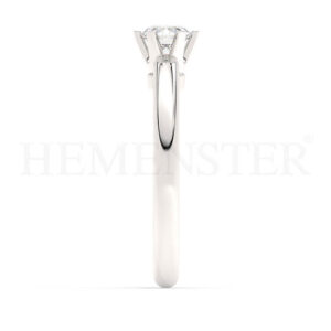 Anillos de compromiso con diamantes certificados