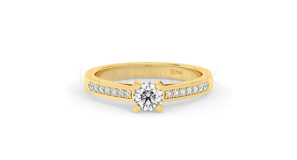 Anillos de oro con diamantes