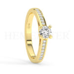 Anillos de oro con diamantes