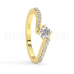 Anillos de oro con diamantes