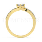 Anillos de oro con diamantes