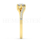 Anillos de oro con diamantes