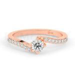 Anillos de oro con diamantes