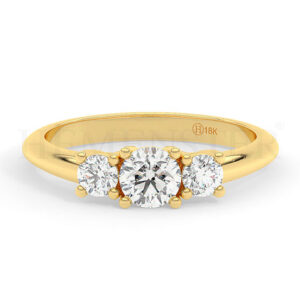 Anillos de compromiso con diamantes certificados