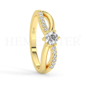 Anillos de oro con diamantes