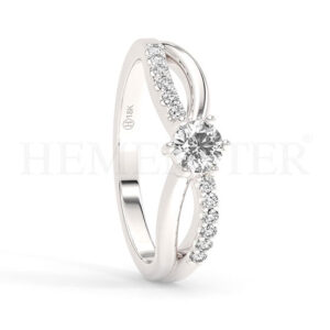 Anillos de oro con diamantes