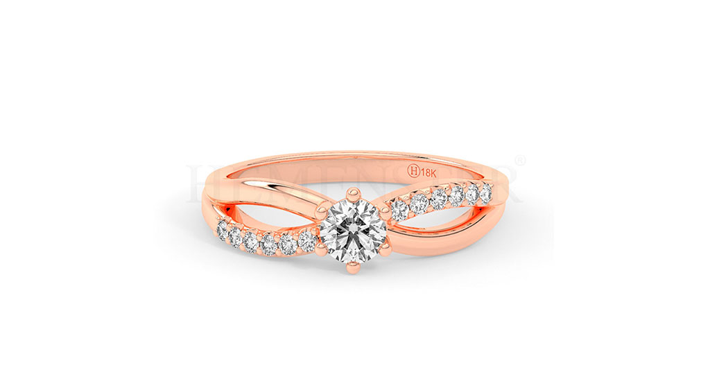 Anillos de oro con diamantes