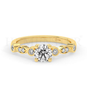 Anillos de oro con diamantes