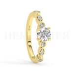 Anillos de oro con diamantes