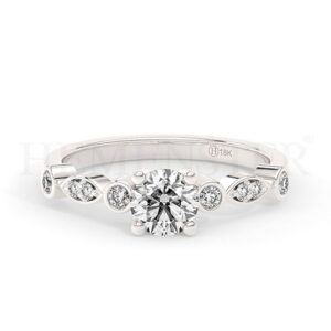 Anillos de oro con diamantes