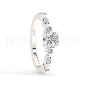 Anillos de oro con diamantes