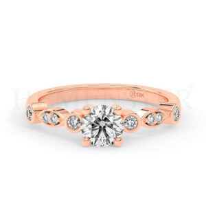 Anillos de oro con diamantes