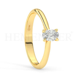 Anillos de compromiso con diamantes certificados