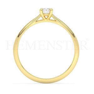 Anillos de compromiso con diamantes certificados