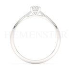 Anillos de compromiso con diamantes certificados