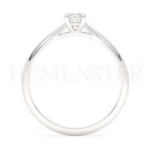 Anillos de compromiso con diamantes certificados