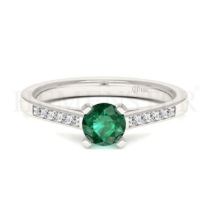 Anillos de compromiso con gemas de color