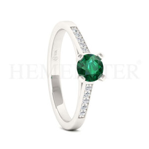 Anillos de compromiso con gemas de color