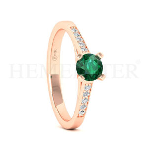 Anillos de compromiso con gemas de color