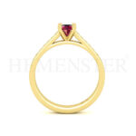 Anillos de compromiso con gemas de color