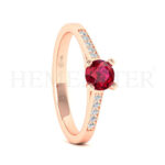 Anillos de compromiso con gemas de color