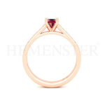 Anillos de compromiso con gemas de color