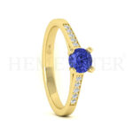 Anillos de compromiso con gemas de color