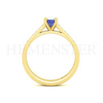 Anillos de compromiso con gemas de color