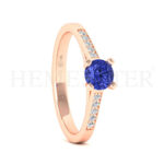 Anillos de compromiso con gemas de color