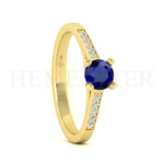 Anillos de compromiso con gemas de color