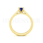 Anillos de compromiso con gemas de color