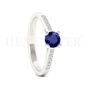 Anillos de compromiso con gemas de color