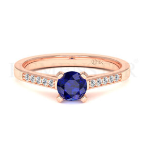 Anillos de compromiso con gemas de color