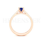 Anillos de compromiso con gemas de color