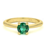 Anillos de compromiso con gemas de color