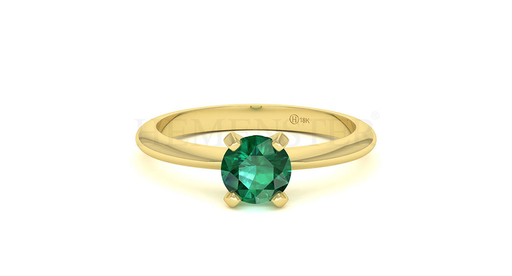 Anillos de compromiso con gemas de color