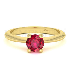 Anillos de compromiso con gemas de color