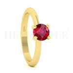 Anillos de compromiso con gemas de color