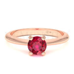 Anillos de compromiso con gemas de color