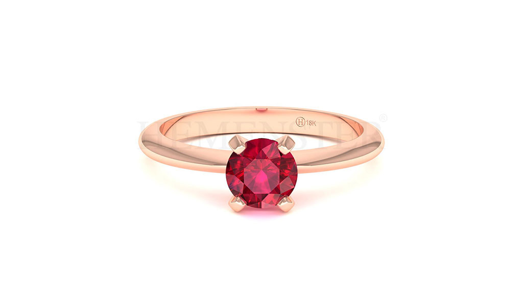 Anillos de compromiso con gemas de color