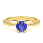Anillos de compromiso con gemas de color